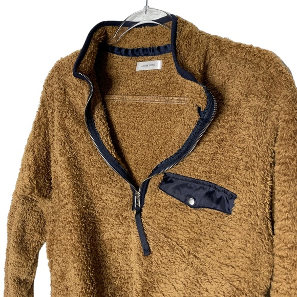 Anine Bing | Sierra Pullover in Toast Small - Picture 6 of 11